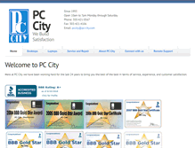 Tablet Screenshot of pc-city.com